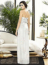 Alt View 2 Thumbnail - Spring Fling Strapless Draped Chiffon Maxi Dress - Lila