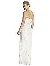 Rear View Thumbnail - Spring Fling Strapless Draped Chiffon Maxi Dress - Lila