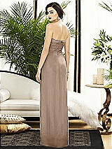 Alt View 2 Thumbnail - Topaz Strapless Draped Chiffon Maxi Dress - Lila