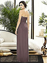 Alt View 2 Thumbnail - French Truffle Strapless Draped Chiffon Maxi Dress - Lila