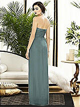 Alt View 2 Thumbnail - Icelandic Strapless Draped Chiffon Maxi Dress - Lila