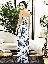 Alt View 2 Thumbnail - Indigo Rose Strapless Draped Chiffon Maxi Dress - Lila