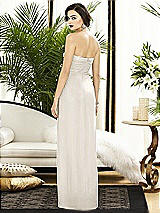 Alt View 2 Thumbnail - Ivory Strapless Draped Chiffon Maxi Dress - Lila