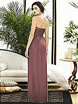 Alt View 2 Thumbnail - Rosewood Strapless Draped Chiffon Maxi Dress - Lila