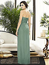 Alt View 2 Thumbnail - Seagrass Strapless Draped Chiffon Maxi Dress - Lila