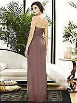 Alt View 2 Thumbnail - Sienna Strapless Draped Chiffon Maxi Dress - Lila