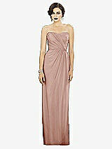 Alt View 1 Thumbnail - Toasted Sugar Strapless Draped Chiffon Maxi Dress - Lila