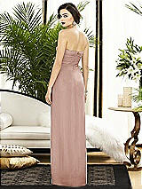 Alt View 2 Thumbnail - Toasted Sugar Strapless Draped Chiffon Maxi Dress - Lila