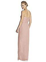 Rear View Thumbnail - Toasted Sugar Strapless Draped Chiffon Maxi Dress - Lila