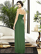 Alt View 2 Thumbnail - Vineyard Green Strapless Draped Chiffon Maxi Dress - Lila