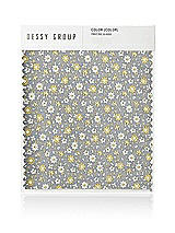 Front View Thumbnail - Platinum/marigold Floral Arnit Floral Jacquard Swatch