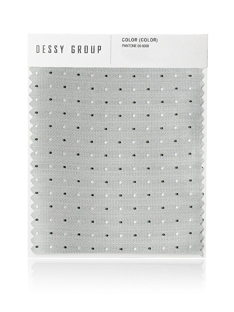 Front View - Willow/vineyard Green/ivory Modern Polka Dot Jacquard Swatch