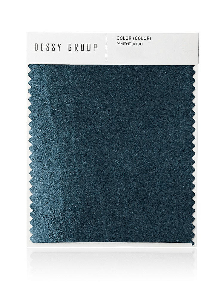 Front View - Dutch Blue Lux Velvet Swatch