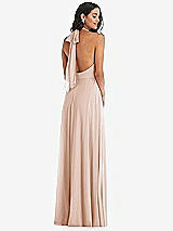 Alt View 4 Thumbnail - Cameo High Neck Halter Backless Maxi Dress