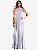 Alt View 1 Thumbnail - Silver Dove High Neck Halter Backless Maxi Dress