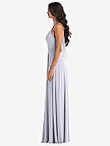 Alt View 3 Thumbnail - Silver Dove High Neck Halter Backless Maxi Dress