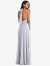 Alt View 4 Thumbnail - Silver Dove High Neck Halter Backless Maxi Dress