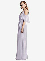 Side View Thumbnail - Moondance Convertible Cold-Shoulder Draped Wrap Maxi Dress