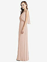 Alt View 2 Thumbnail - Cameo Convertible Cold-Shoulder Draped Wrap Maxi Dress