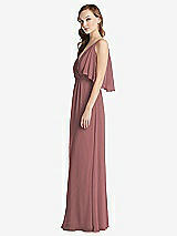 Alt View 2 Thumbnail - Rosewood Convertible Cold-Shoulder Draped Wrap Maxi Dress