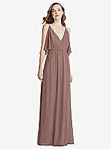 Alt View 3 Thumbnail - Sienna Convertible Cold-Shoulder Draped Wrap Maxi Dress