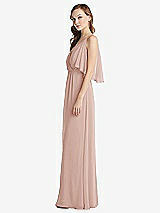 Alt View 2 Thumbnail - Toasted Sugar Convertible Cold-Shoulder Draped Wrap Maxi Dress