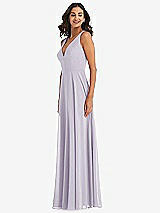 Alt View 4 Thumbnail - Moondance Deep V-Neck Chiffon Maxi Dress