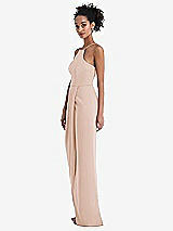 Side View Thumbnail - Cameo Halter Draped Tulip Skirt Maxi Dress