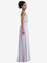 Side View Thumbnail - Moondance One-Shoulder Bow Blouson Bodice Maxi Dress