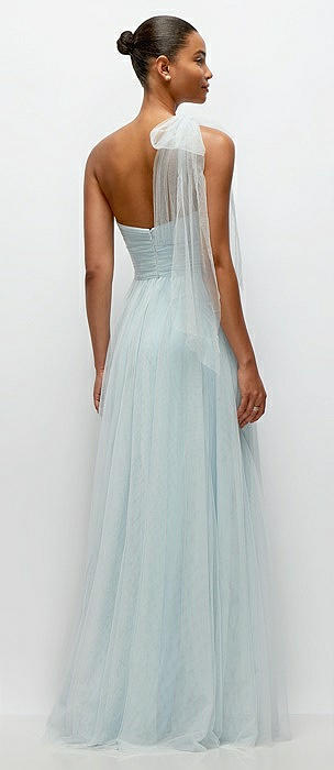 Mist bridesmaid dress sale