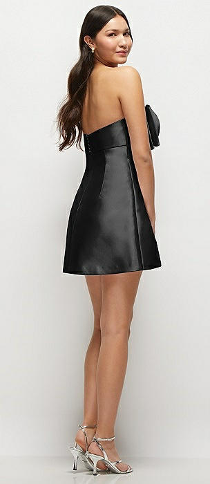 Alfred sold Sung Black Strapless ALine Dress