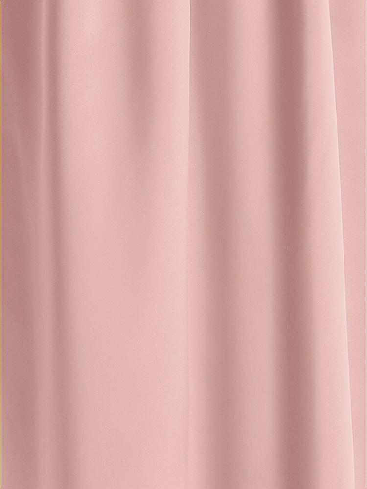 Front View - Rose Matte Satin Fabric by the Yard