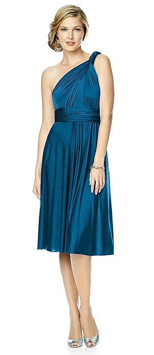 Twist Wrap Convertible Cocktail Dress