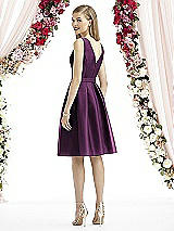 Rear View Thumbnail - Aubergine After Six Bridesmaid Dress 6744