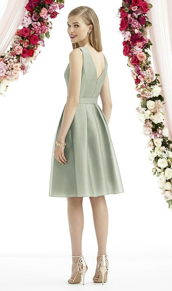 Back View - Celadon After Six Bridesmaid Dress 6744