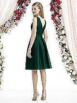 Rear View Thumbnail - Hunter Green After Six Bridesmaid Dress 6744