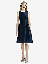 Front View Thumbnail - Midnight Navy After Six Bridesmaid Dress 6744