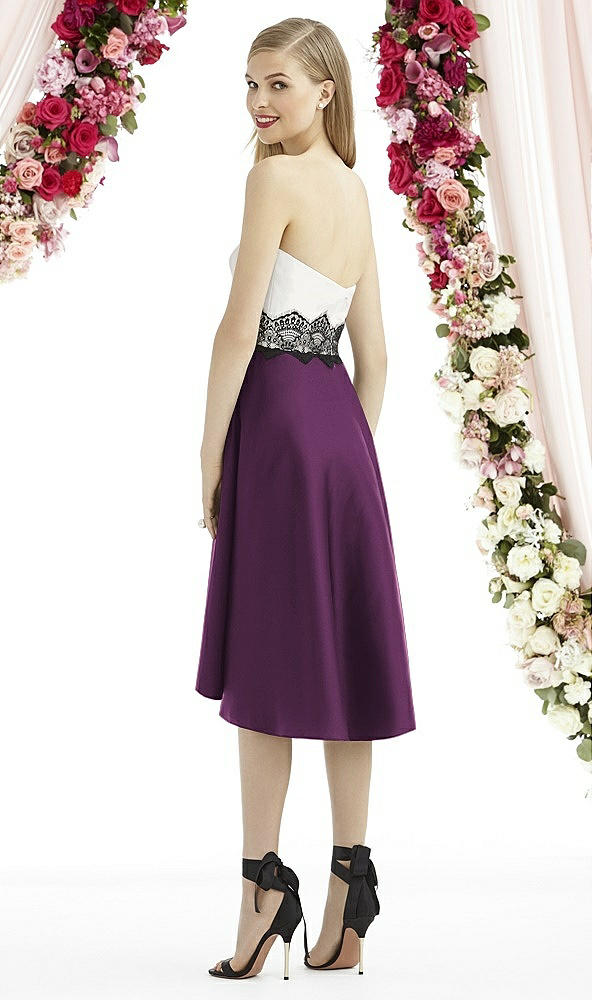 Back View - Aubergine & Starlight After Six Bridesmaid Dress 6747