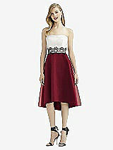 Front View Thumbnail - Burgundy & Starlight After Six Bridesmaid Dress 6747