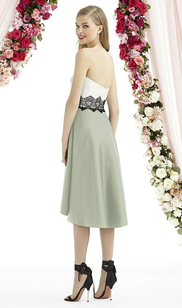 Back View - Celadon & Starlight After Six Bridesmaid Dress 6747