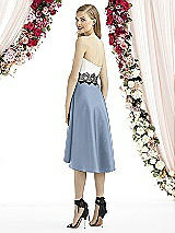 Rear View Thumbnail - Cloudy & Starlight After Six Bridesmaid Dress 6747