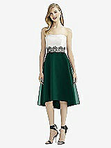 Front View Thumbnail - Hunter Green & Starlight After Six Bridesmaid Dress 6747