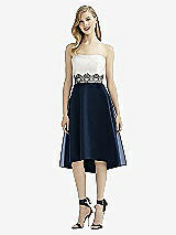 Front View Thumbnail - Midnight Navy & Starlight After Six Bridesmaid Dress 6747