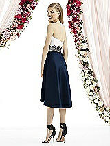 Rear View Thumbnail - Midnight Navy & Starlight After Six Bridesmaid Dress 6747