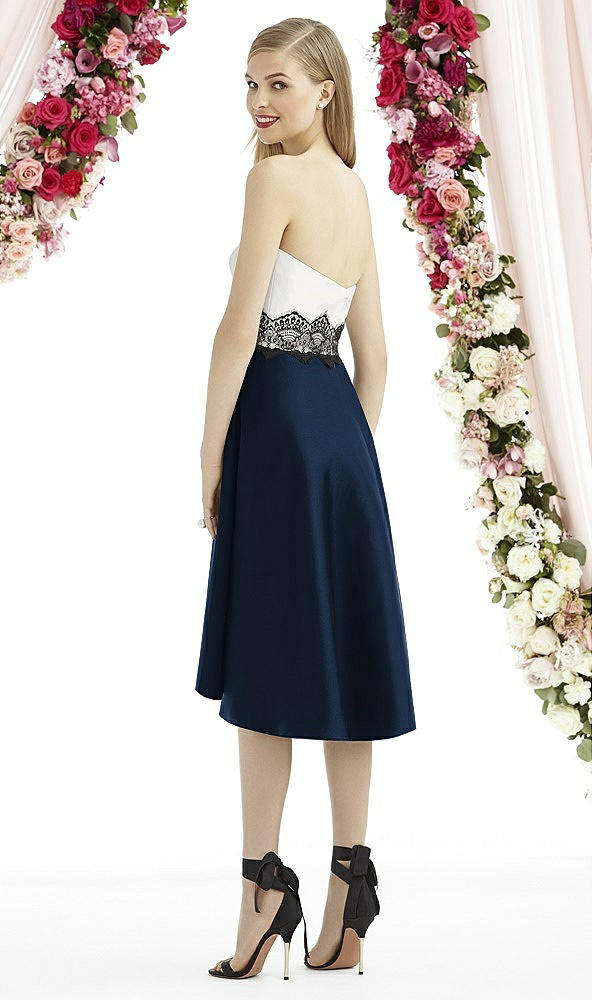 Back View - Midnight Navy & Starlight After Six Bridesmaid Dress 6747