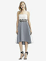 Front View Thumbnail - Platinum & Starlight After Six Bridesmaid Dress 6747