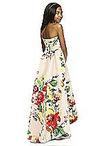 Rear View Thumbnail - Blush Bouquet Dessy Collection Junior Bridesmaid JR533FP