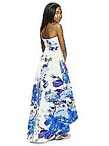 Rear View Thumbnail - White Bouquet Dessy Collection Junior Bridesmaid JR533FP