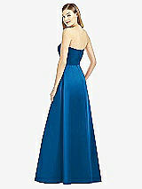 Rear View Thumbnail - Cerulean After Six Bridesmaid Dress 6755