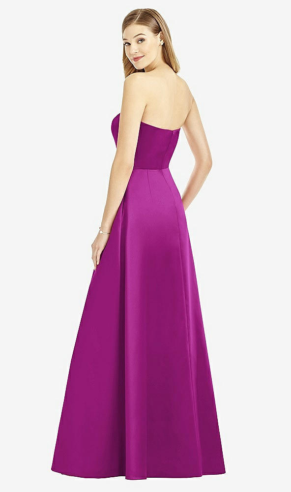 Back View - Persian Plum After Six Bridesmaid Dress 6755